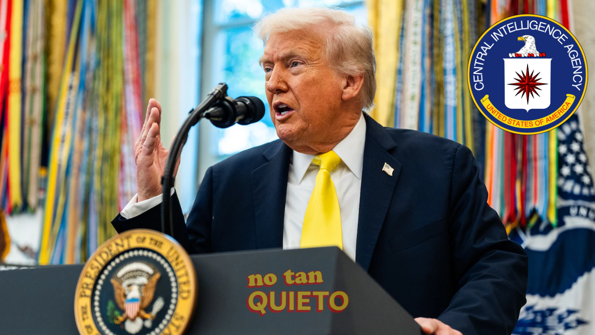 Trump autoriza a la CIA a meterse en Venezuela “para frenar la droga y la migración”